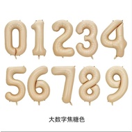 [70CM] KOREAN STYLE LARGE NUMBER BALLOON