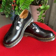 Genuine Leather T Type Mary Jane Shoes Women's Mary Jane Shoes Brogue Leather Oxford Shoes 34-41 AFD