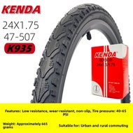 24 Inch Kenda Bicycle Inner And Outer Tire Mountain Bike Tyres 24x1.25 1.50 1.75 1.95 2.125 Durable 