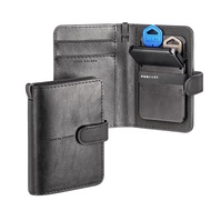 PUNCUBE Minimalist Wallet with Key Holder and Phone Stand Rfid Blocking Wallet for Men and Women (Bl