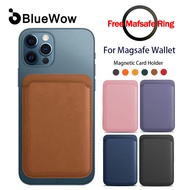 Phone Card Holder，PU Leather Magsafe Magnetic Card Holder，Leather Wallet With MagSafe For iPhone 14 13 12 Pro Max Plud Magnetic Card Bag Holder Case