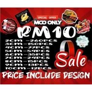 sticker  rm10 express 7hari