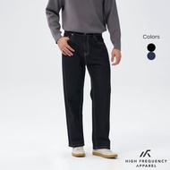 HFA Men’s Straight Cut Dark Denim With Contrast Stitch Seluar Jeans Lelaki Jeans Men Denim Jeans