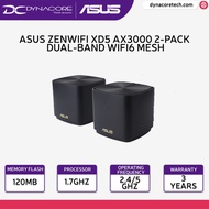 ASUS ZenWiFi XD5 AX3000 2-Pack WiFi 6 Mesh Router System - Black