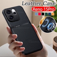Casing For OPPO Reno 15 F Pro Max 15F 15Pro 15ProMax Reno15 F Pro Reno15F Reno15Pro 2025 Luxury Leat
