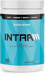 Intra | Essential Amino Acids, Electrolytes, Coconut Water, Pink Himalayan Salt, Panax Ginseng, Pomegranate, Tart Cherry, Spirulina, Delicious (30 Servings) (Cherry Frost)