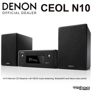 Denon CEOL N10 Multi-Room Wireless Bluetooth/WiFi/Ethernet Network Streamer, Hi-Fi Integrated Amplifier, FM Radio &amp; CD P