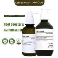 Lab On Hair 2in1 Scalp Spray + Shampoo - Rambut Gugur-Anti Hair Loss Treatment Hair Strength Growth