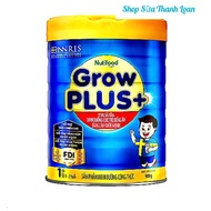 (HSD T12-2026) Sữa Bột NutiFood Grow Plus+ TCKM Xanh - Hộp 900g.