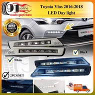 Toyota Vios 2016 2017 2018 Front Bumper DRL LED Day light Lamp DayLight DLAA Vios NCP150 lampu depan