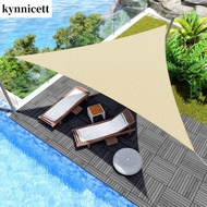 【5 Years Warranty】Waterproof Sun Shade Net Sails Cream White Triangle Awning Canopy High Quality 600