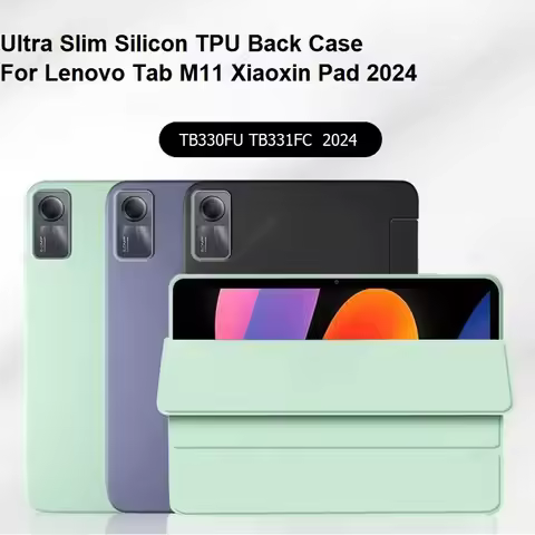 Ultra Slim Case for Lenovo Tab M11 11" 2024 TB330FU Xiaoxin Pad 11 2025 TB335FC TPU Back Cover for L