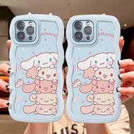For iPhone 6 Plus 6S Plus iPhone 7 Plus 8 Plus iPhone XR XS Max iPhone 11 Pro Max Phone Case Lovely Cute Cinnamoroll Transparent Frosted Soft TPU Back Cover