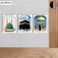 PHoto Canvas gambar Kaabah (1Set with frame)