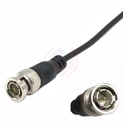 Tinned copper BNC/Q9 Connector Cable Surveillance camera adapter 75 ohm video cable