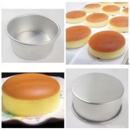 Round press pan without joints, size 8 cm to UK 26 cm, height 4 cm