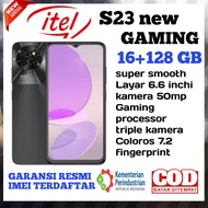 INFINIX ITEL S23 GAMING ram 16+128 GB garansi resmi 1 tahun, imei sudah terdaftar