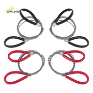 4 Pcs Stainless Steel Cable Saw Metal Wire Saw Hand Pocket String Rope Saw PVC Pipe Cutting Tool for