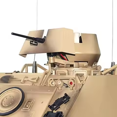 RC Tank Tongde 1/16 RTR M2412-B M113A1 ACAV Infrared 360 Turret Rotation Smoking Light Sound Radio C