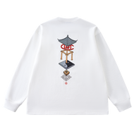 CLOT | Heaven Earth Print Long Sleeve T-shirt