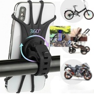 Silicone Bicycle Phone Holder MTB Road Bike Mobile Phone Mount for Universal