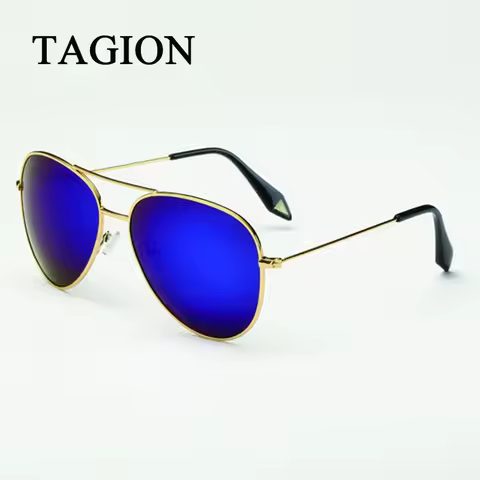 2024 TAGION Fashion Polarized Sunglasses Men Women Pilot Sunglass 8 Colors Classical Eyewear 6051 Oc