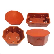 Pvc orange Junction box, Utility box, Junction box cover for electrical.