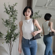 Ready Stock+Pre-Order~Exciting Recommendationღ Hem Arc Cut Shoulder Chest Padded Vest, Cute [BSX3303