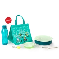 Tupperware Fit To Go Lunch Box Microwaveable (Get Complete As In The Photo) There Are 2 Color Choices