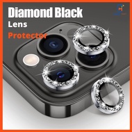 COMPATIBLE WITH IPHONE 15 PRO MAX 15 PLUS 14 13 MINI 11 12 Bling Camera lens protector metal Ring alloy glass