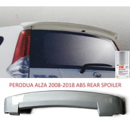 PERODUA ALZA SE 2008-2018 ABS BLOW MOULD REAR CAR SPOILER & 3M PROMOTER TAPE PRIMER [ READY STOCK ]