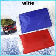 WITTE Car Cleaning, Plastic 2-in-1 Design Car Snow Scraper Glove, Portable Scratch-Free Warm Glove S