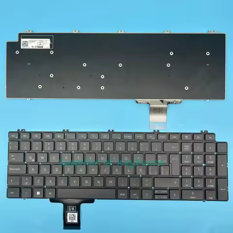 NEW Latin Spanish/Azerty French Keyboard For DELL Precision 7550 7750 7560 7760 Laptop No Backlit