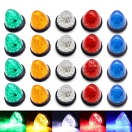 4/6x Waterproof 24V LED Side Marker Lights Indicator Turn Signal Clearance Rear Tail Parking Lamps T