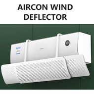 SG Aircon Wind Deflector - Retractable Air Conditioner Shield Anti-Blowing Cover AC Windshield