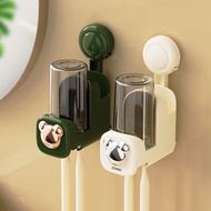 Suction Cup Toothbrush Holder Tooth Cup Toothbrush Rack Mouthwash Cup Toothbrush Cup Hanging Toothbr