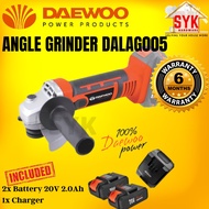 SYK DAEWOO DALAG005 Brushless Cordless Angle Grinder Machine Power Tools Pengisar Grinder Cutter Kec