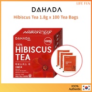 [DAHADA] Hibiscus Tea 1.8g x 100 Tea Bags / korean tea