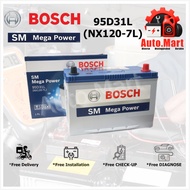 Bateri Kereta / Car Battery - Bosch Mega Power - MF - NX120-7/L - 95D31R/L