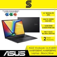 ASUS Vivobook 16 A1605V-AMB9088WS AMB9089WS Laptop - 16" WUXGA/I5-13420H/Intel UHD/16GB D4/512GB SSD