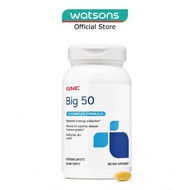 GNC Big 50 B-Complex Formula Vegan Caplet 90s