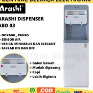 Arashi dispenser galon bawah ABD03N white / Arashi dispenser galon