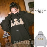 [acme de la vie] THREE BOUCLE BEAR HOODIE