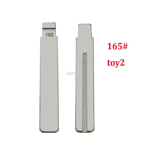 10pcs 165# TOY2 KD Car Key Blade Smart Remote Uncut Car Key Blades Uncut Flip Blank Car Key Blank fo