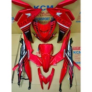 COVER SET HONDA DASH 110/125 MERAH PURBA BATMAN SIAP TAMPAL STICKER