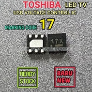 17 QFN IC (TOSHIBA LED TV USB IC) 40PB200EM / 40PU200EM / 40PS200EM / 32P1300VM / 32P1400VM / 50L230