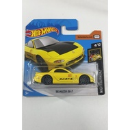 Hot Wheels 1995 Mazda Rx-7 Yellow