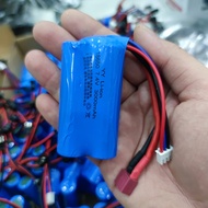 Pin sạc xe điều khiển li-ion 1200mah 7.4v jack SM size 14500 pin 18650