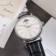 Iwc IWC IWC IWC Botao Fino Series Moon Phase Sun Moon Star Fashion Retro Men's Mechanical Watch Wrist Watch