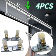 4Pcs Clothesline Hoist Pulley Small Clothesline Hoist Mini Lifting Clothesline Pulley For Clotheslin